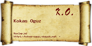 Kokas Oguz névjegykártya